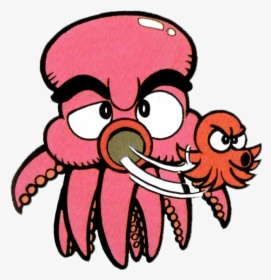 Sml2 Artwork - Octopus - Super Mario Land 2 Octopus, HD Png Download, Transparent PNG