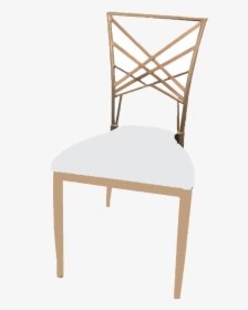 Champagne Gold Metal Chair - Tiffany Chairs, HD Png Download, Transparent PNG