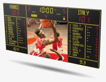 Basketball Scoreboard Bt6730 Video, HD Png Download, Transparent PNG