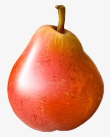 Red Png Clip Art - Red Pear Png, Transparent Png, Transparent PNG