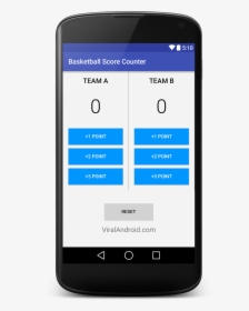 How To Make Basketball Score Counter Android Application - Error View Android, HD Png Download, Transparent PNG