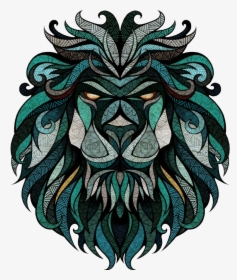 Wall Lion Decal Sticker Hq Image Free Png Clipart - Art Cool Graphic Designs, Transparent Png, Transparent PNG