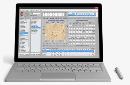 Score After The Basketball Game Software App - Netbook, HD Png Download, Transparent PNG