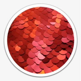 Red Luxe Sequin Backdrop - Circle, HD Png Download, Transparent PNG