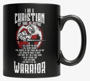 Christian Warrior Black Mug - Mug, HD Png Download, Transparent PNG