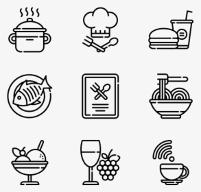 White,line - Kitchen Icon Transparent Background, HD Png Download, Transparent PNG