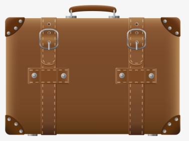 Brown Suitcase Png Clipart Picture - Mala Antiga Vetor, Transparent Png, Transparent PNG