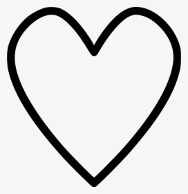 Heart Favorite Important Bookmark Love Ui - Svart Hjärta, HD Png Download, Transparent PNG