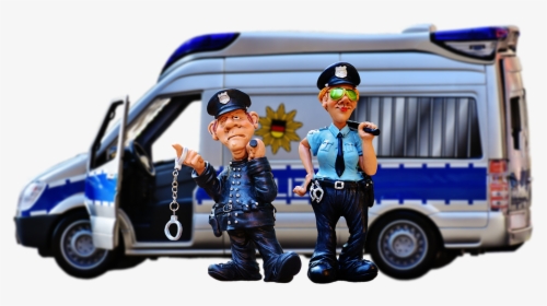 Police, Police Officers, Police Check - Captain In Police Car Cartoon, HD Png Download, Transparent PNG