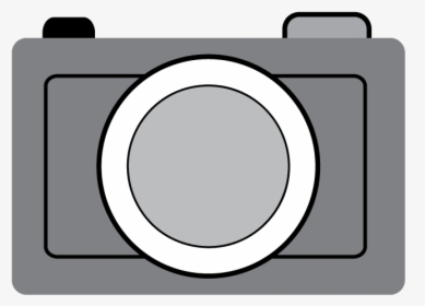 Free Cute Camera Clipart Image - Gray Camera Clipart, HD Png Download, Transparent PNG