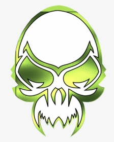 Green Skull Clipart - Kepala Tengkorak Keren, HD Png Download, Transparent PNG