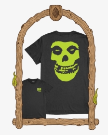 Transparent Green Skull Png - Misfits Skull, Png Download, Transparent PNG