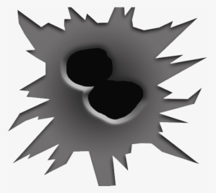 Gunshot Clipart Ripped Hole - Bullet Fire Png Hole, Transparent Png, Transparent PNG