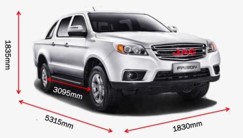 China Famous Brand Jac Diesel Double Cabin Pickup Truck - T6 Jac, HD Png Download, Transparent PNG