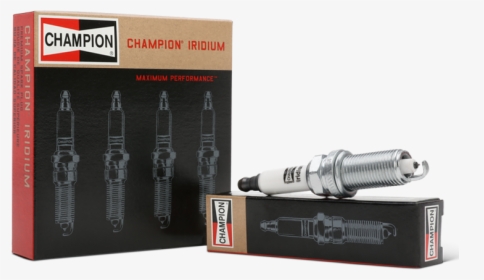 Package View Iridium Spark Plug By Champion - Champion Spark Plugs, HD Png Download, Transparent PNG