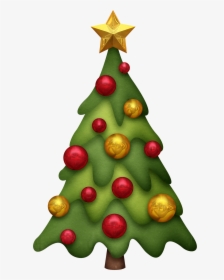 Christmas Tree Png - Dibujo De Navidad A Color, Transparent Png, Transparent PNG