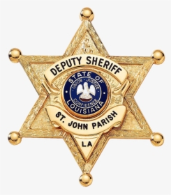 Six Point Star Badge With Applied Panel - East Baton Rouge Sheriff Logo, HD Png Download, Transparent PNG