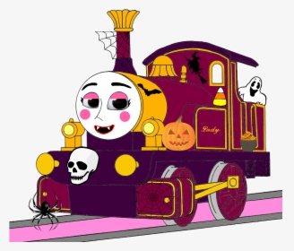 Lady With Halloween Decorations - Thomas The Tank Engine Love, HD Png Download, Transparent PNG
