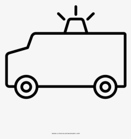 Ambulance Coloring Page - Toy Pickup Truck Coloring Page, HD Png Download, Transparent PNG