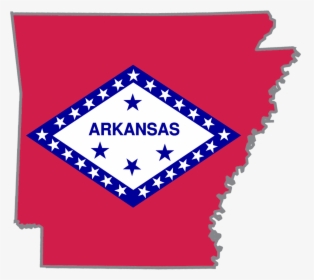 Arkansas Wikiproject - Arkansas Flag Shape Of State, HD Png Download, Transparent PNG