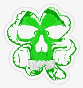 Custom Celtic Green Skull, HD Png Download, Transparent PNG