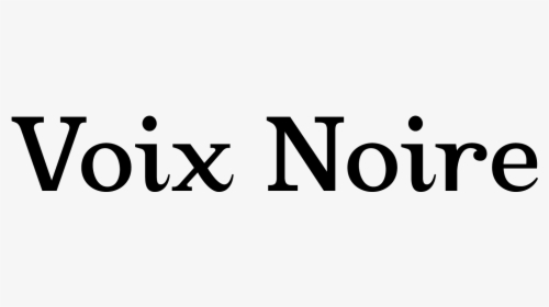 Voix Noire Text Logo - Calligraphy, HD Png Download, Transparent PNG
