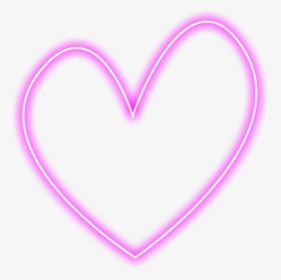 Sticker Stickerstumblrs Tumblr Neon Hearts Corazones💕 - Transparent Neon Heart Png, Png Download, Transparent PNG