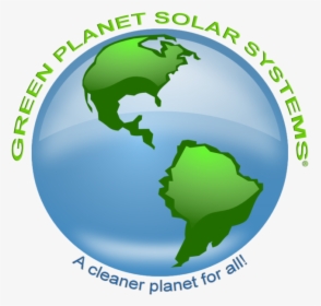 Green Planet Solar Systems - Globe Clip Art, HD Png Download, Transparent PNG