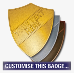 Personalised Metal Shield Badge By School Badges Uk, HD Png Download, Transparent PNG