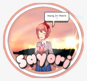 Transparent Sayori Hanging Png - Cartoon, Png Download, Transparent PNG