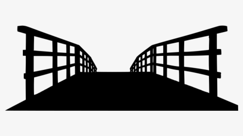 Silhouette Bridge Wood, HD Png Download, Transparent PNG