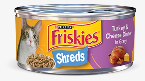 Savoury Shreds Turkey & Cheese Dinner In Gravy Cat - Friskies Cat Food, HD Png Download, Transparent PNG