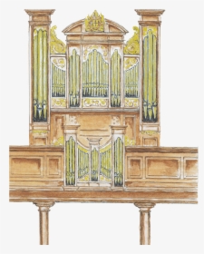Furniture,pipe Organ,organ,classical Architecture,organ - Organ Pipe, HD Png Download, Transparent PNG