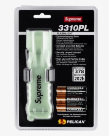 Supreme Pelican 3310pl Flashlight Ss - Supreme Pelican 3310pl Flashlight Glow In The Dark, HD Png Download, Transparent PNG