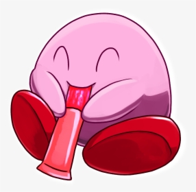 Kirby With A Popsicle, HD Png Download, Transparent PNG