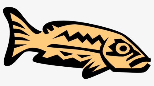 Vector Illustration Of Swimming Fish Symbol - 7 Mares, HD Png Download, Transparent PNG