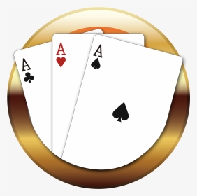 Poker Card Png Svg Library Library - Circle, Transparent Png, Transparent PNG
