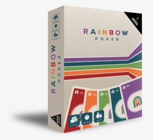 Rainbow Poker Card Game Box - Card Game Box Design, HD Png Download, Transparent PNG