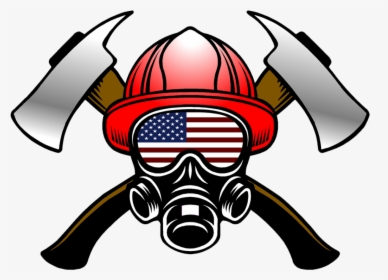 Fire Helmet Flag Decals - Fire Helmet Decals, HD Png Download, Transparent PNG