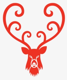 Christmas Reindeer Fake Tattoo, Christmas Reindeer, HD Png Download, Transparent PNG