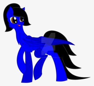 Horse Cobalt Blue Silhouette Cartoon Clip Art - Cartoon, HD Png Download, Transparent PNG