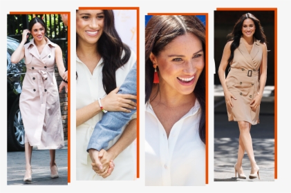 The Subtle Message Of Meghan Markles South Africa Tour - Style Meghan Markle Dress, HD Png Download, Transparent PNG