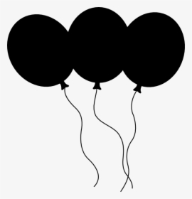 Black Balloons Clip Art, HD Png Download, Transparent PNG