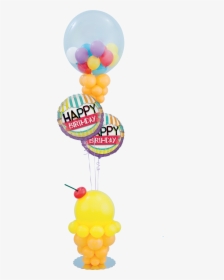 Ice Cream Birthday Balloon Decoration, HD Png Download, Transparent PNG