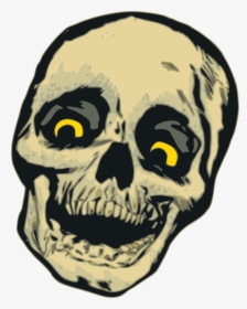Cackling Skull Clip Arts - Halloween Poster For Haunted Houses, HD Png Download, Transparent PNG
