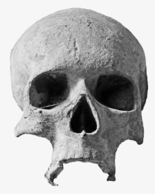 Skull Stone Skull Head Spiritual Stone Ornament - Skull Grunge Png, Transparent Png, Transparent PNG