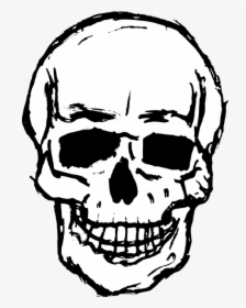 Clipart Skull Grunge - Transparent Background Skull Cartoon Png, Png Download, Transparent PNG