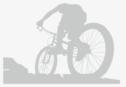 Picture - Mountain Bike Silhouette Vector, HD Png Download, Transparent PNG