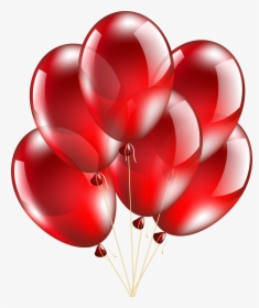 Red Balloons Transparent Png Clip Art Image - Red Balloons Clip Art, Png Download, Transparent PNG
