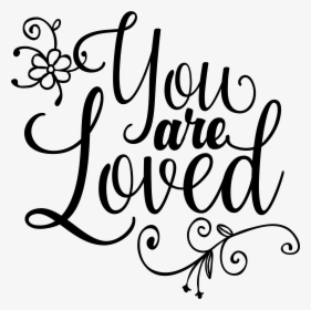 Cut Line Png - You Are Loved Clip Art, Transparent Png, Transparent PNG